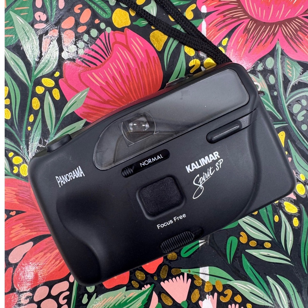 Kalimar Spirit SP 35mm Film Camera Panorama Focus Free Point and Shoot Black